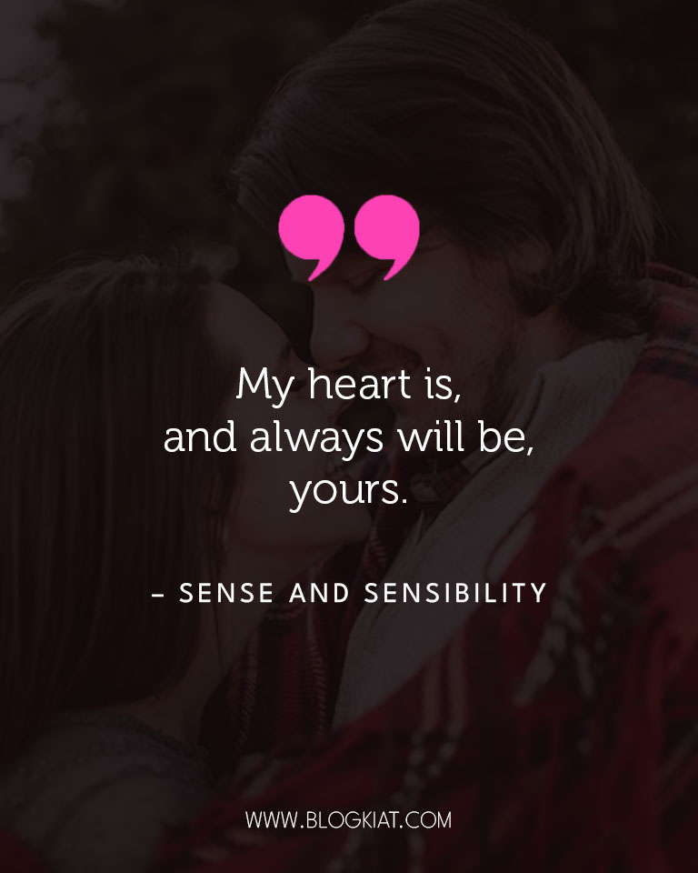 Heartful love quotes by famous authors