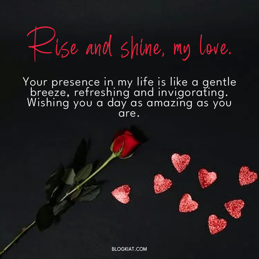 romantic good morning love messages for girlfriend 