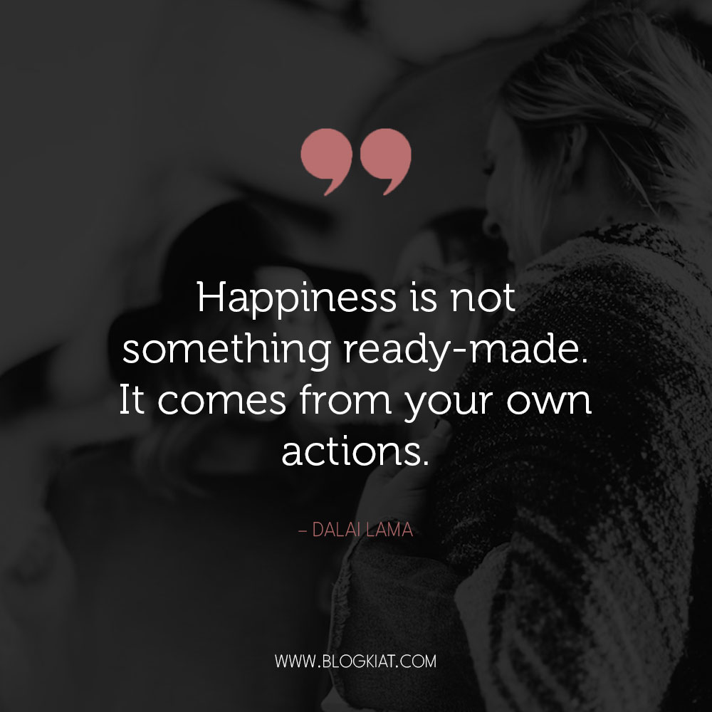 Dalai Lama quotes on being happy