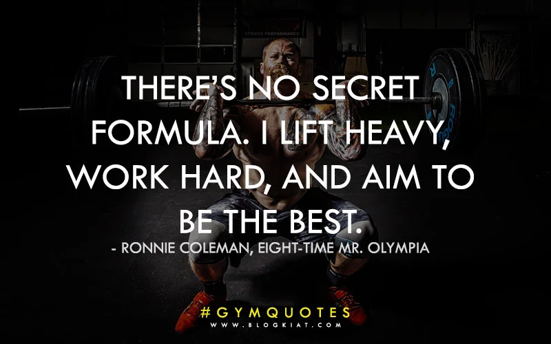 Inspirational gym quotes for bodybuilding.