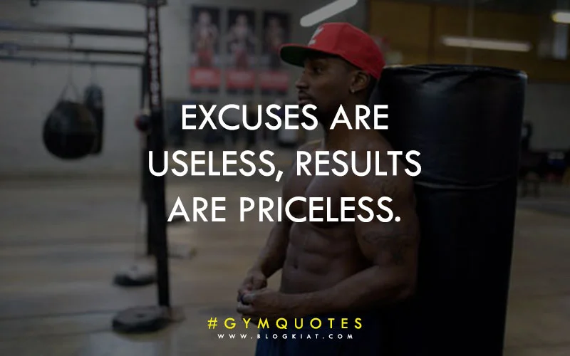 Motivational quotes for gym.