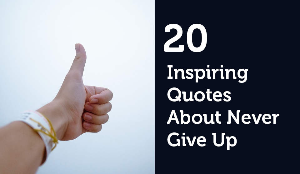 Never Give Up Quotes