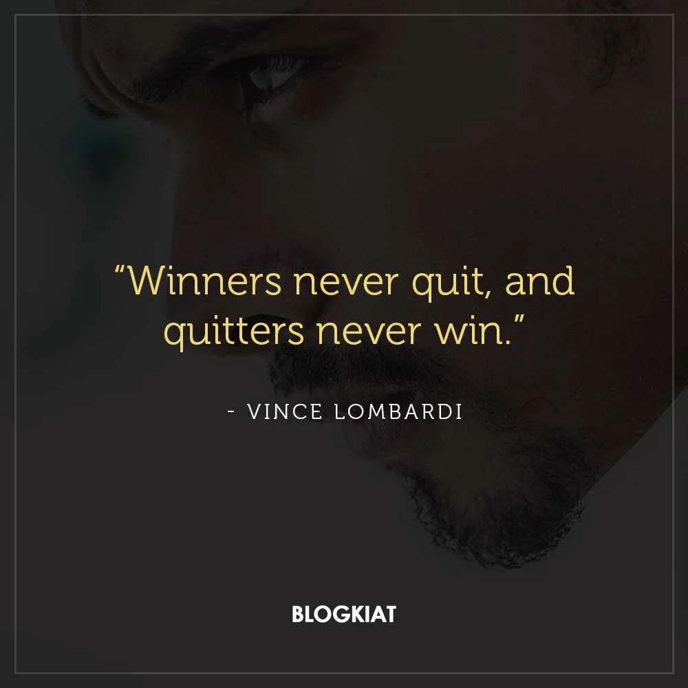 never give up quotes