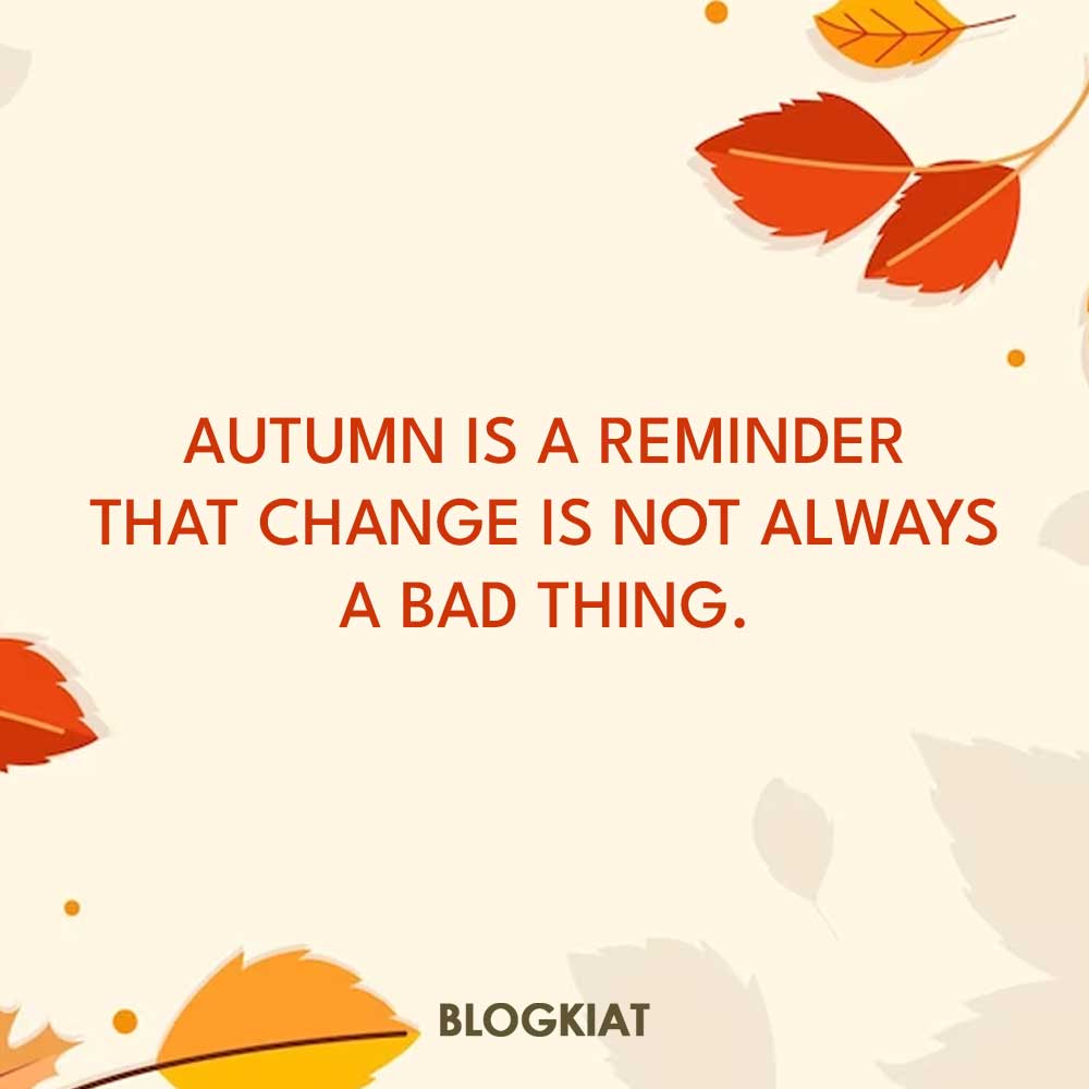 Inspirational fall quotes