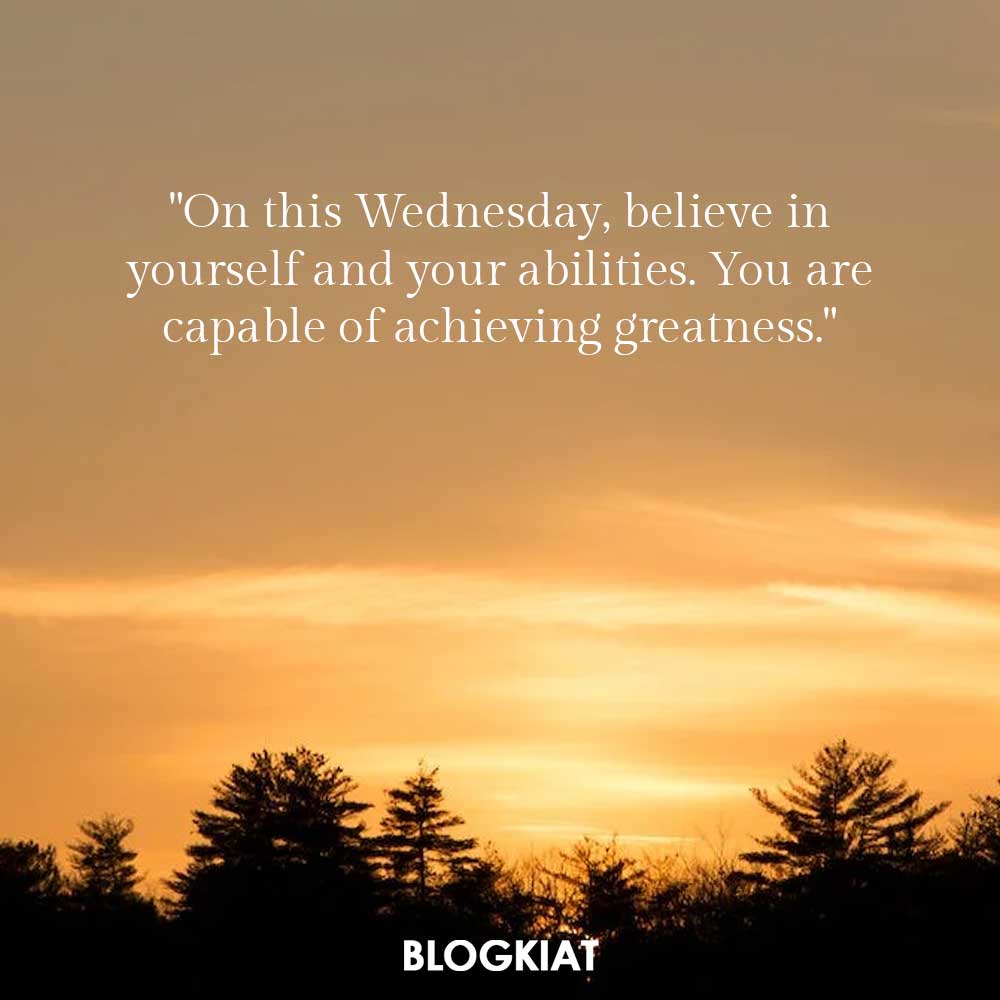 Wednesday Morning Inspirational Quotes