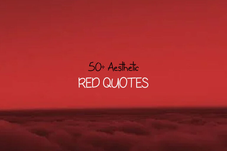 50+ Aesthetic Red Quotes that Radiate Passion