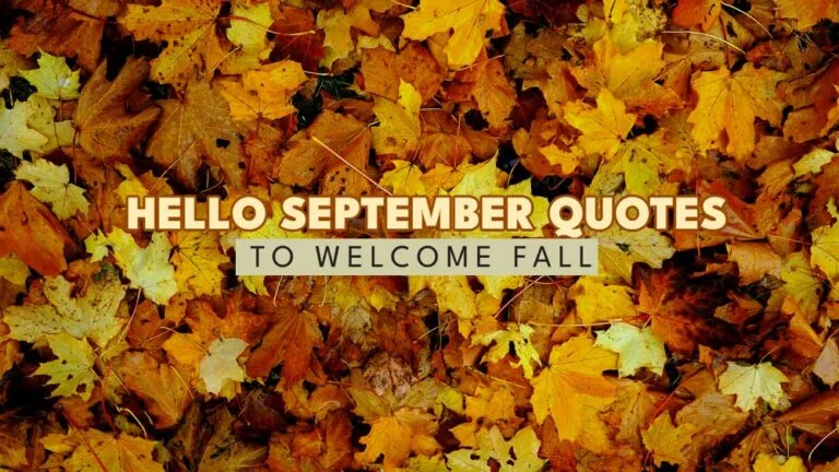 75 Hello September Quotes to Welcome Fall