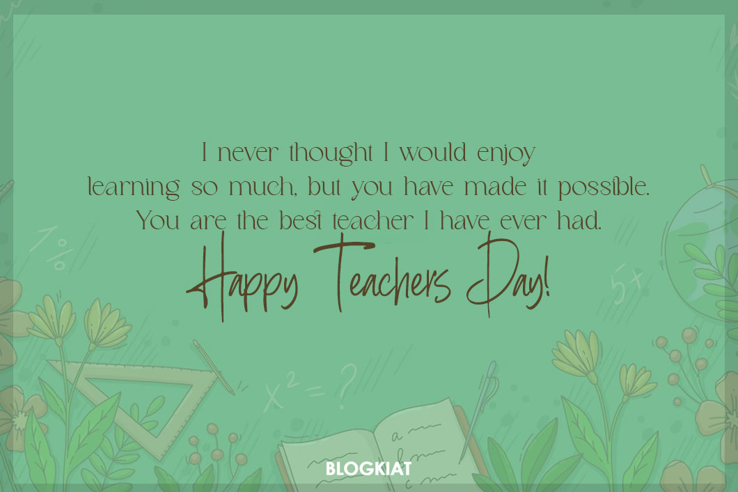 best lines for teachers from students