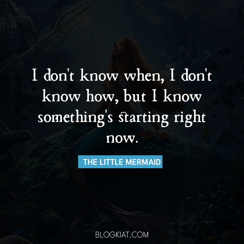 little mermaid quotes inspirational