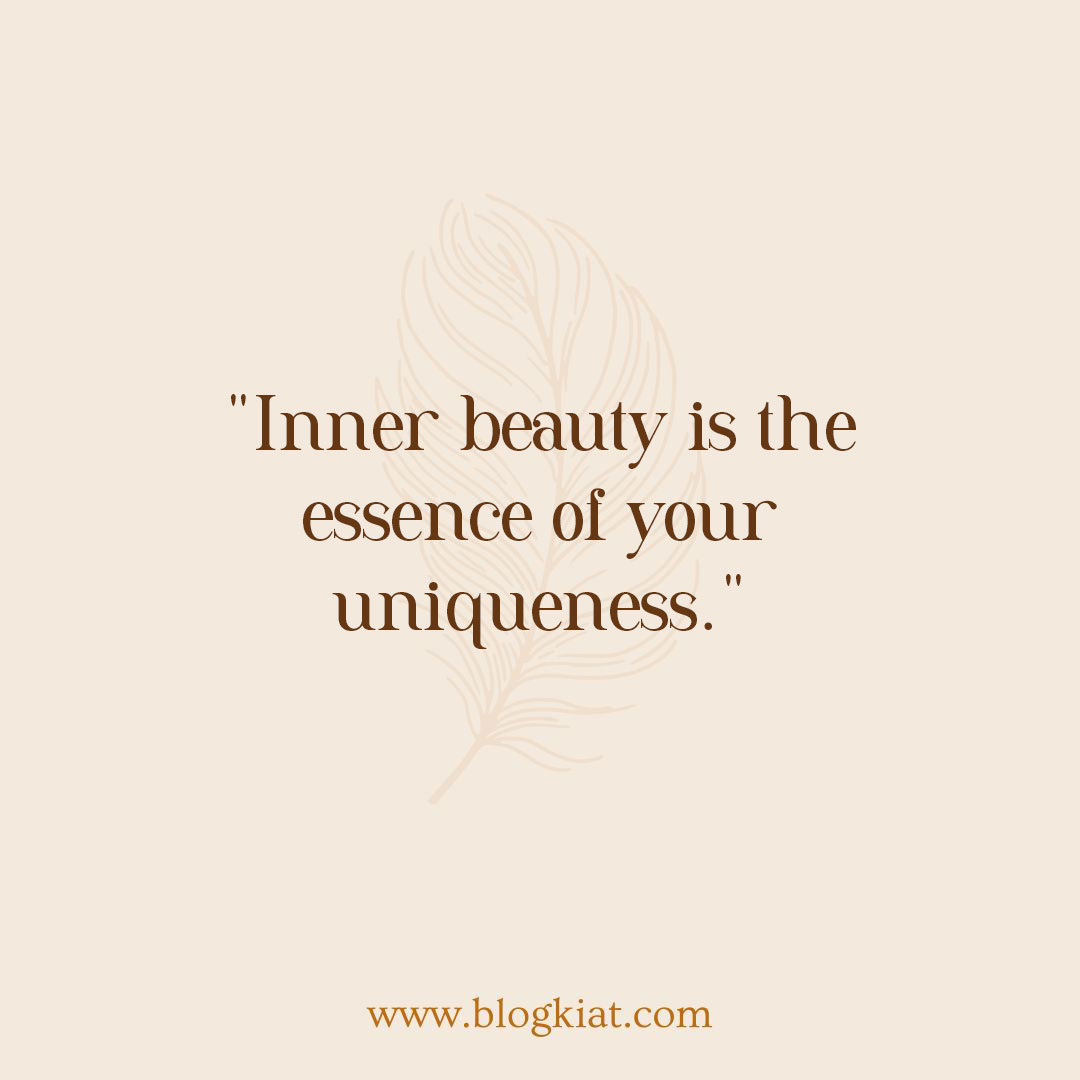 unique-inner-beauty-short-quotes