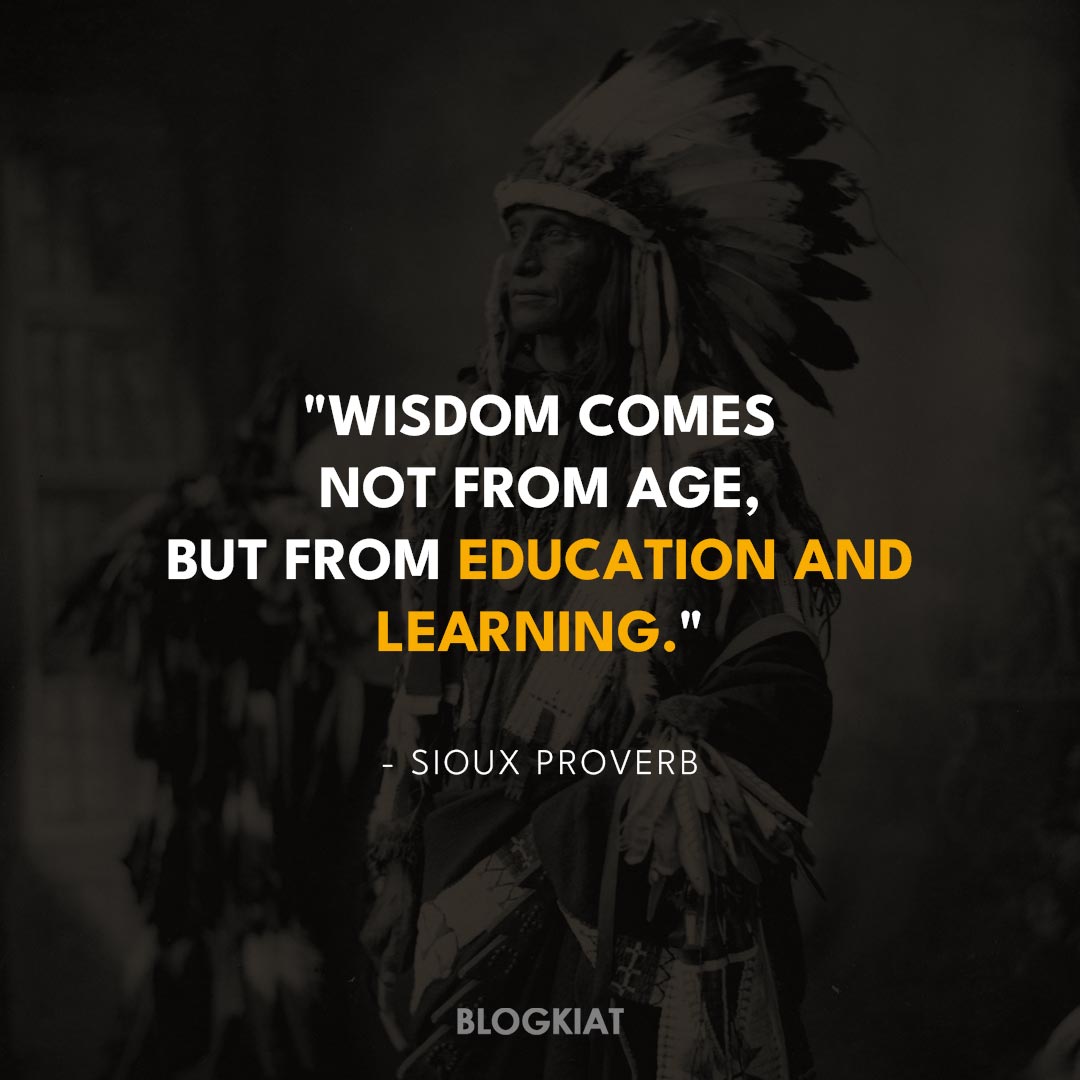 native american wise sayings