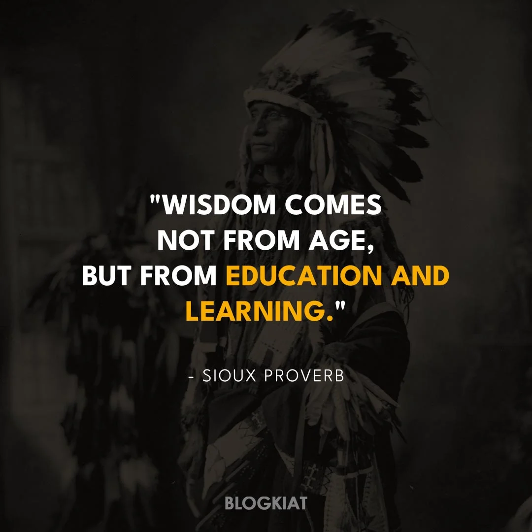 native american wise sayings