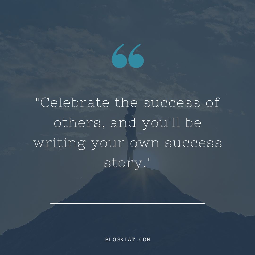 be happy for others achievements sayings