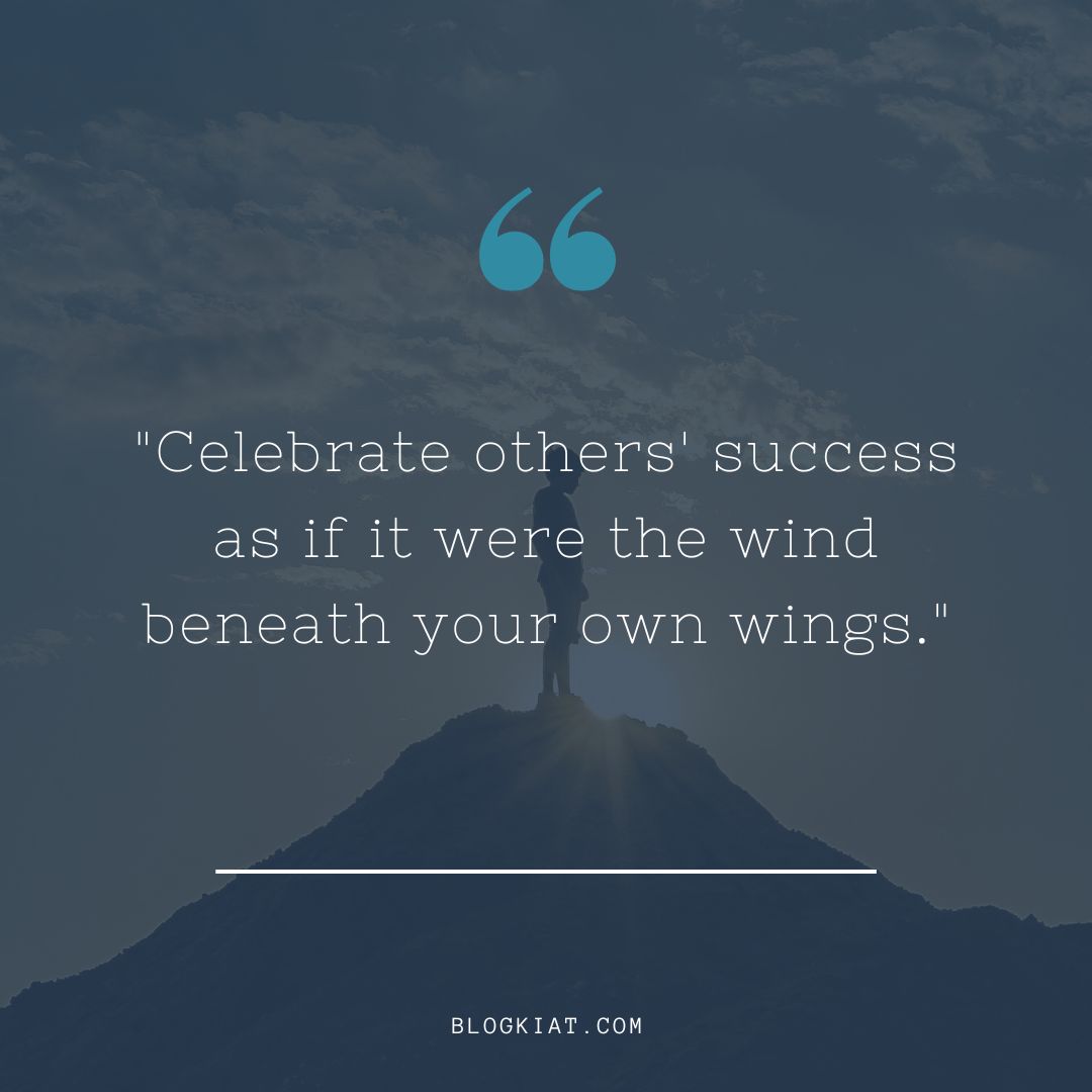 be happy with the success of others quotes