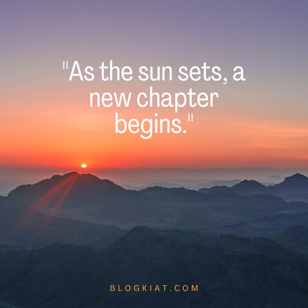 best quotes about sunset