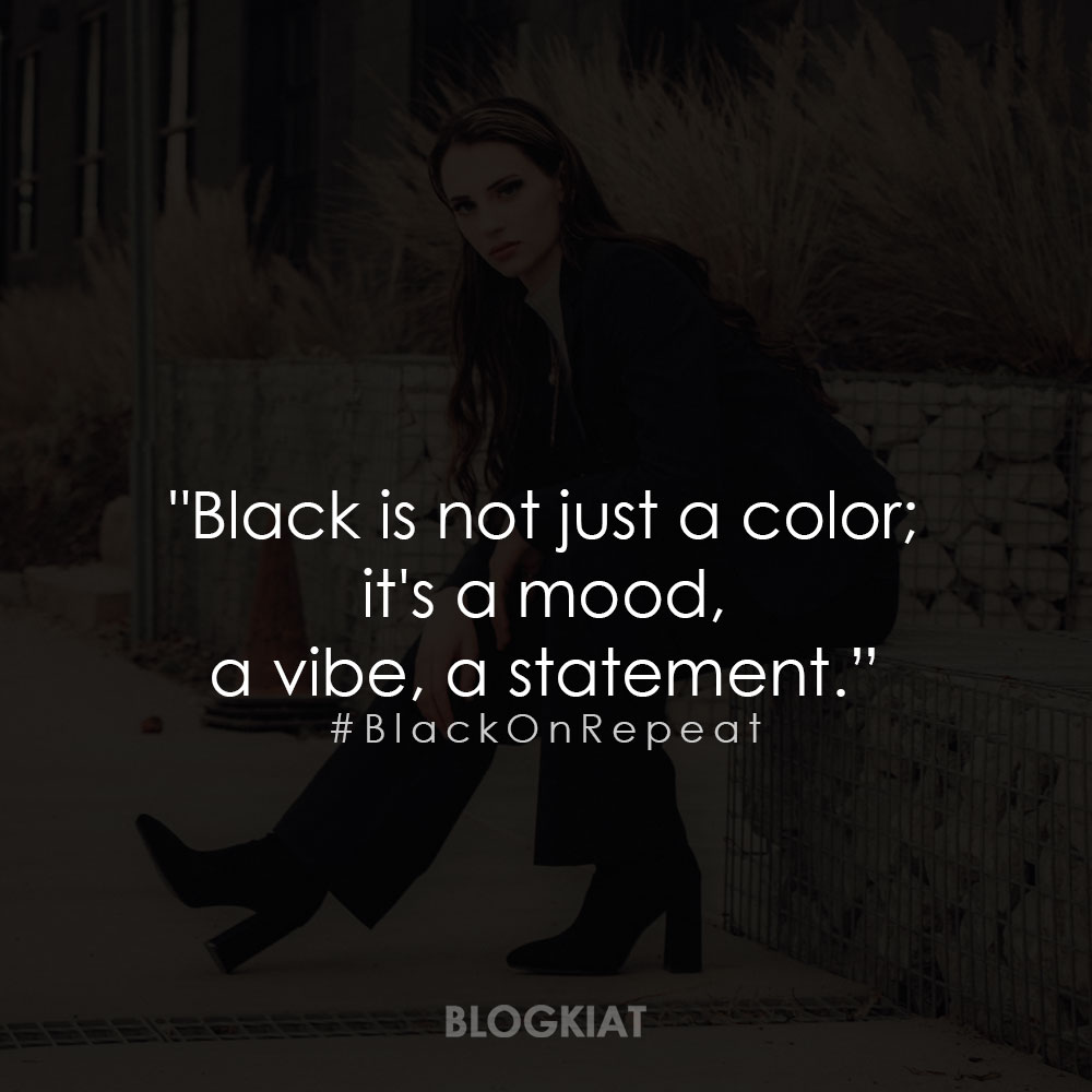 IG Captions For Black Outfit