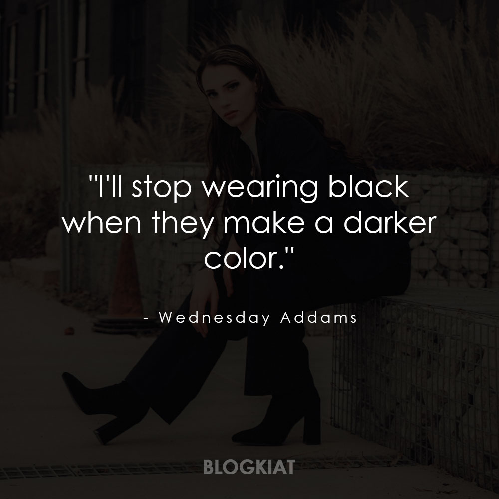Quotes For Black Outfit