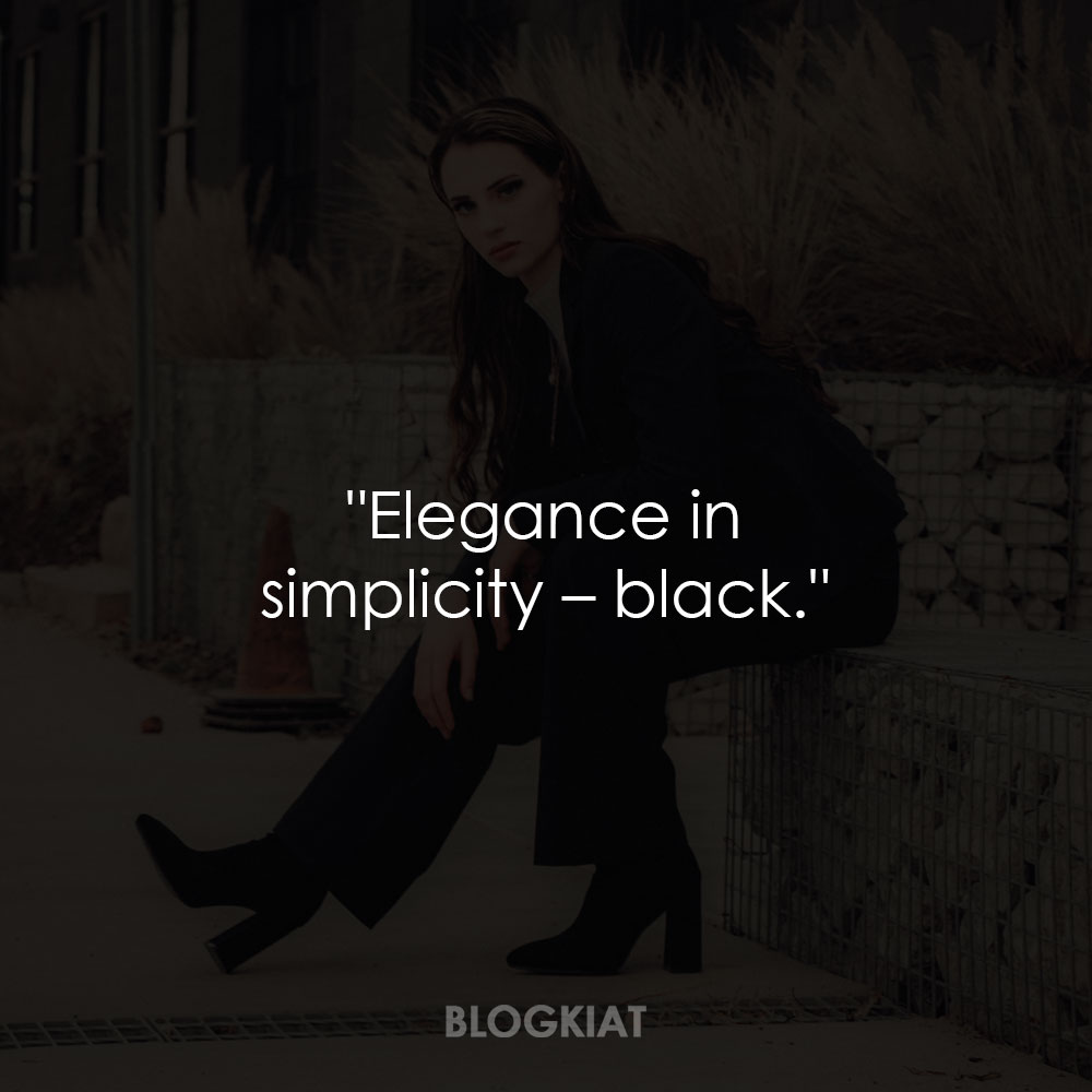 Short-Captions-For-Black-Outfit