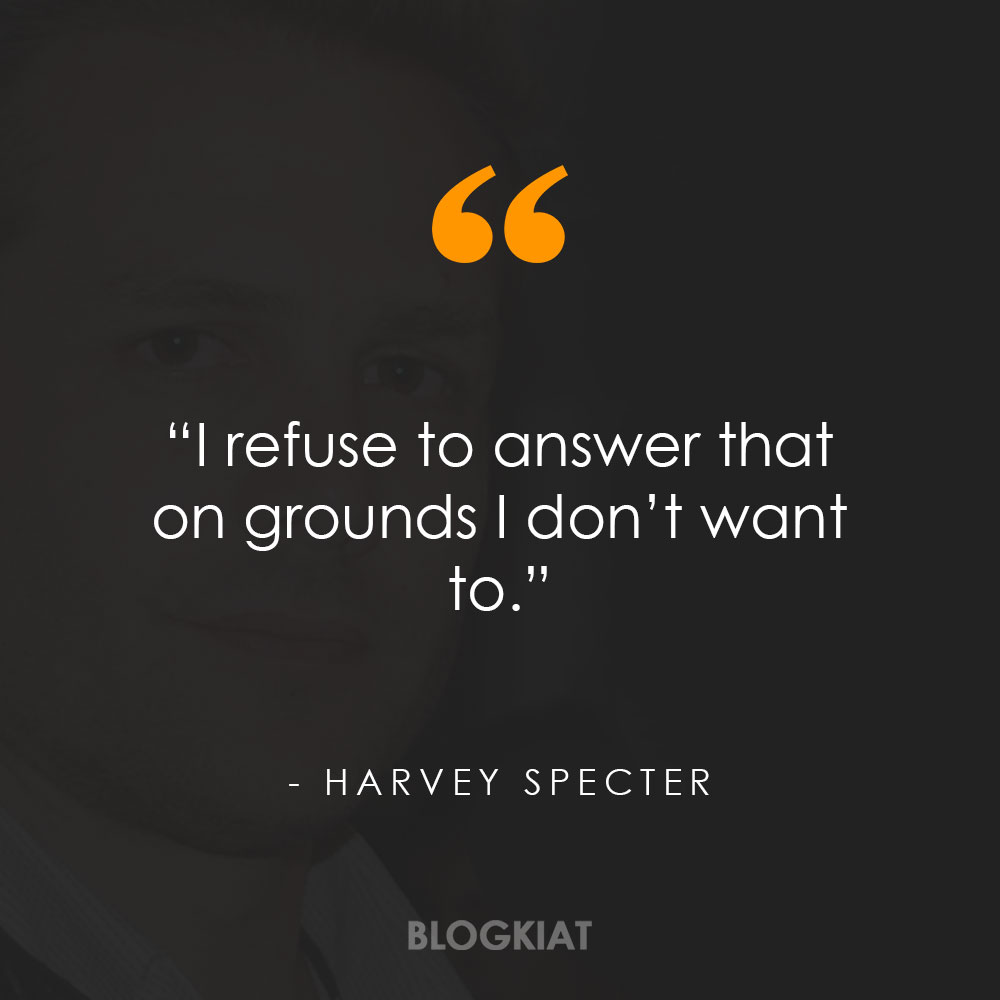 harvey specter phrases