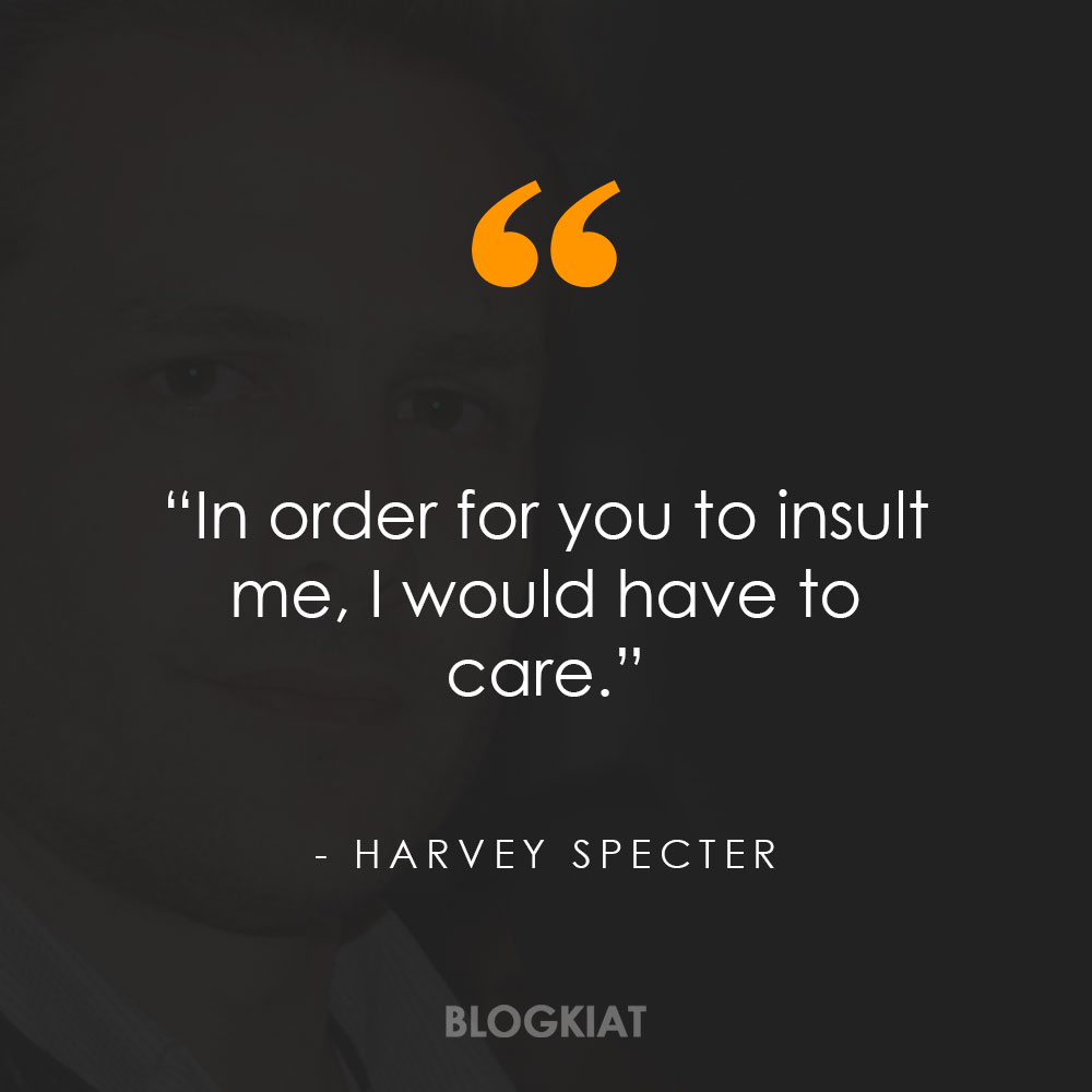 harvey specter quotes suits