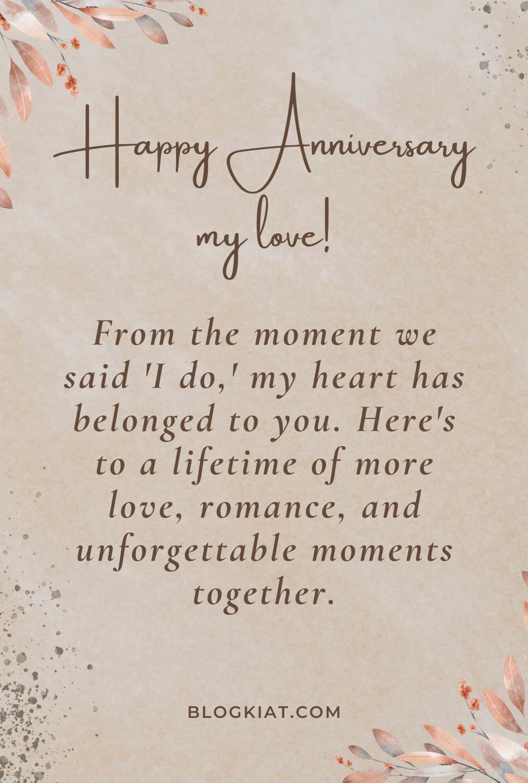 Romantic Anniversary Messages for Husband