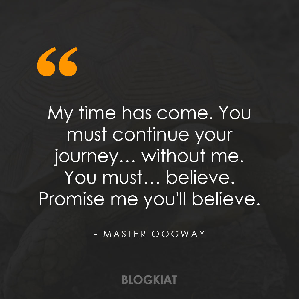 kung fu panda oogway quotes